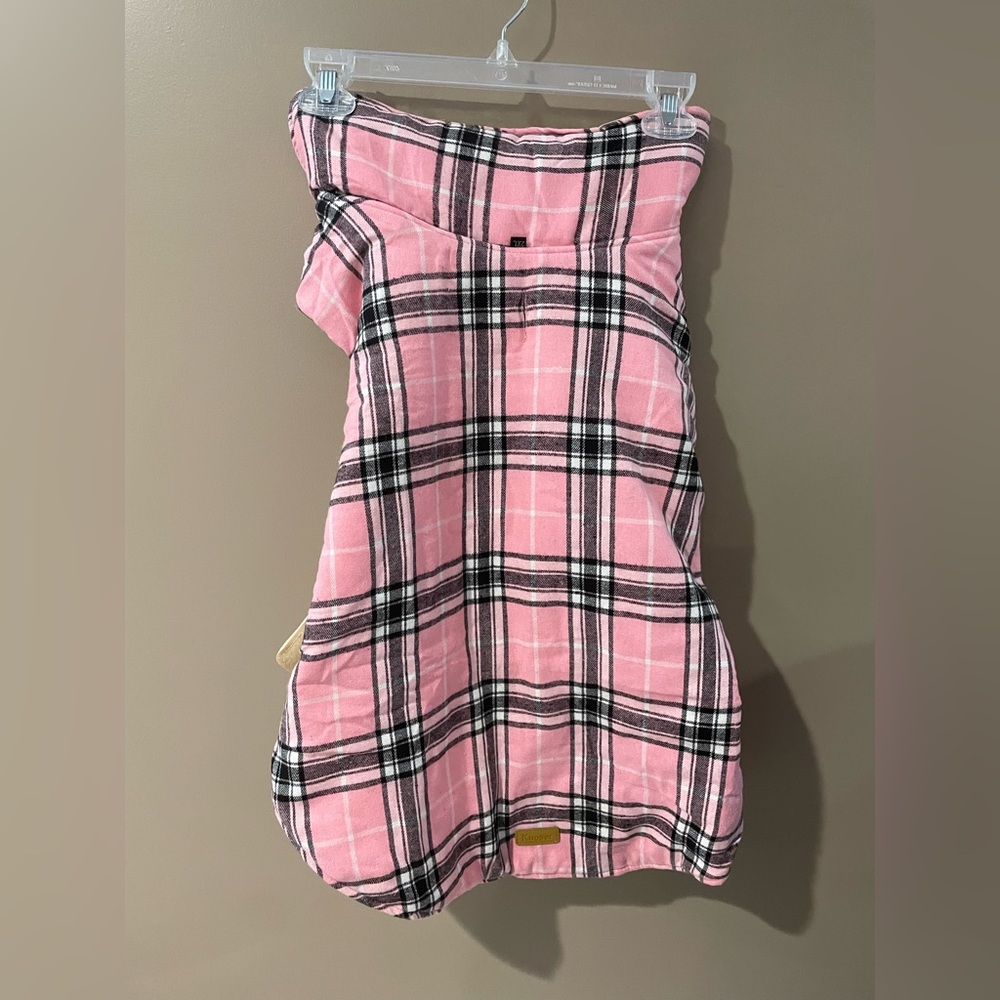 Kuoser dog vest. 2XL pink plaid